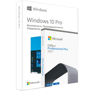 Комплект Windows 10 Pro + Office 2021 Pro+  
